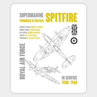 Supermarine Spitfire RAF Magnet